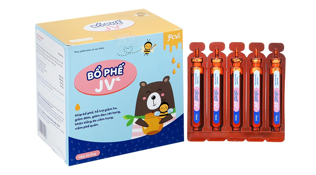 Combo 4 hộp Bổ Phế Jv 10ml hộp 20 ống - 1