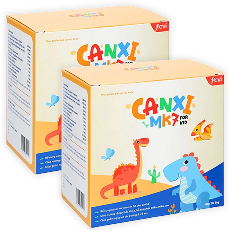 Combo 2 hộp Canxi MK7 for Kid hộp 20 ống x 10ml - 