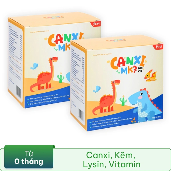 Combo 2 hộp Canxi MK7 for Kid