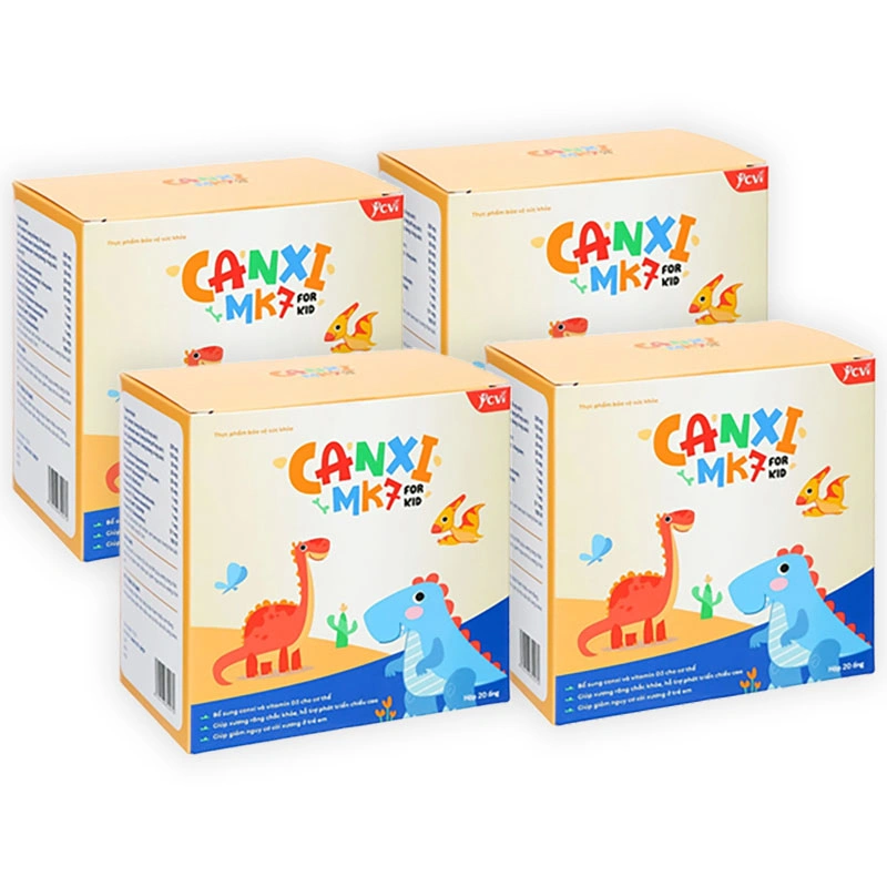 Combo 4 hộp Canxi MK7 for Kid hộp 20 ống x 10ml - 