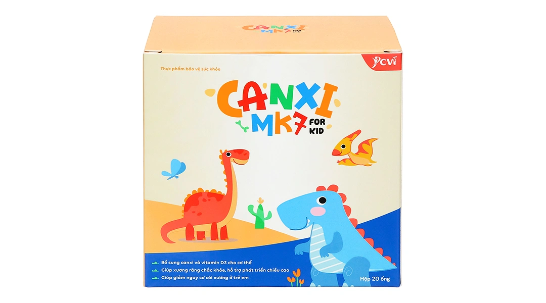Combo 4 hộp Canxi MK7 for Kid hộp 20 ống x 10ml - 2