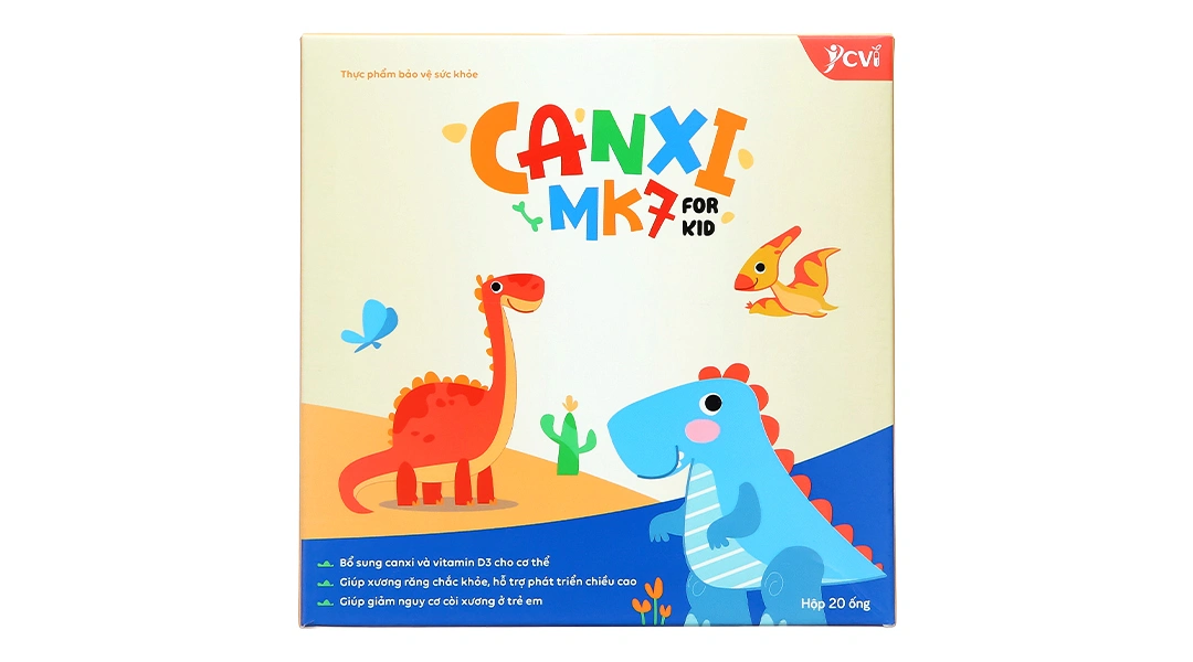 Combo 4 hộp Canxi MK7 for Kid hộp 20 ống x 10ml - 3