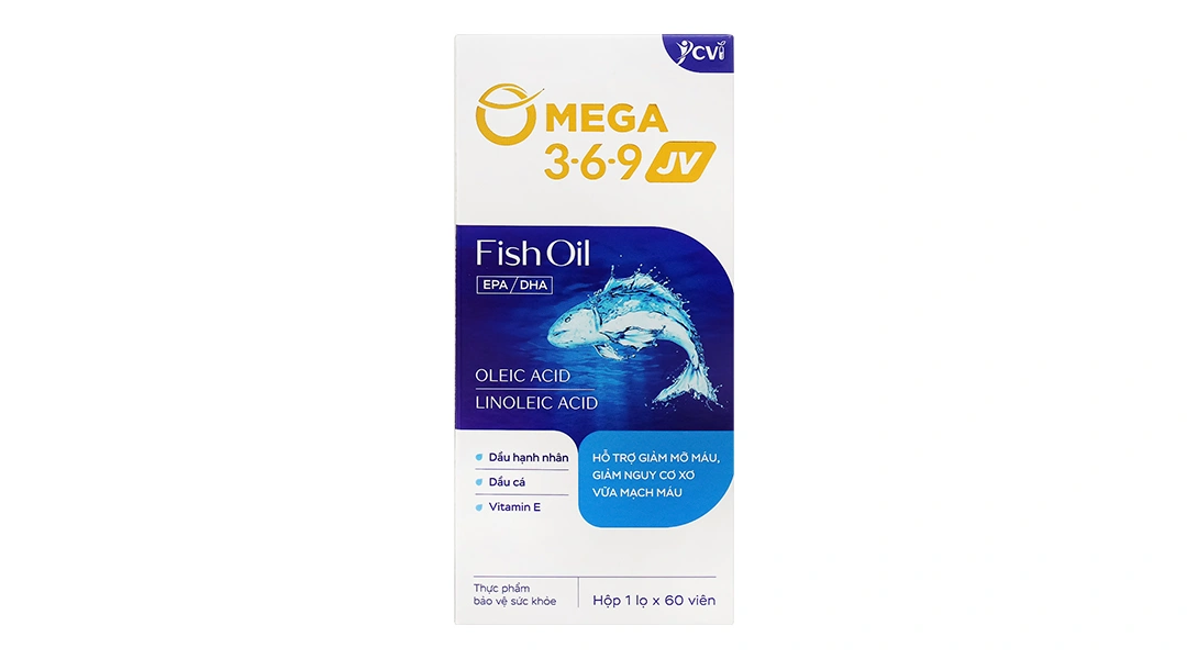 Combo 4 hộp Omega 3-6-9 JV lọ 60 viên - 2