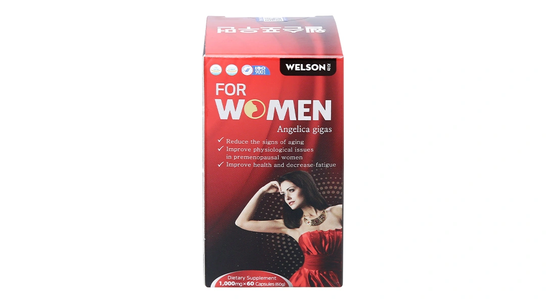 Welson For Women hỗ trợ cải thiện sinh lý nữ hộp 60 viên - 1