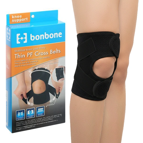 Đai đầu gối Bonbone Thin PF Cross Belt size M-L - 