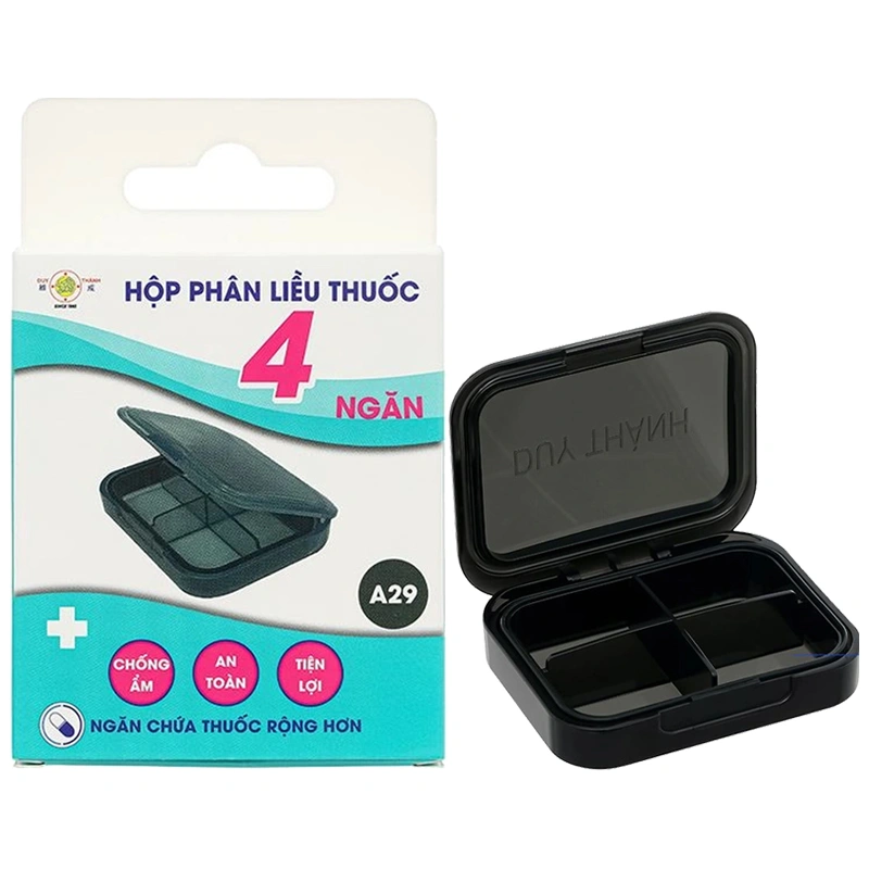 Hộp phân liều thuốc Duy Thành A29 4 ngăn - 