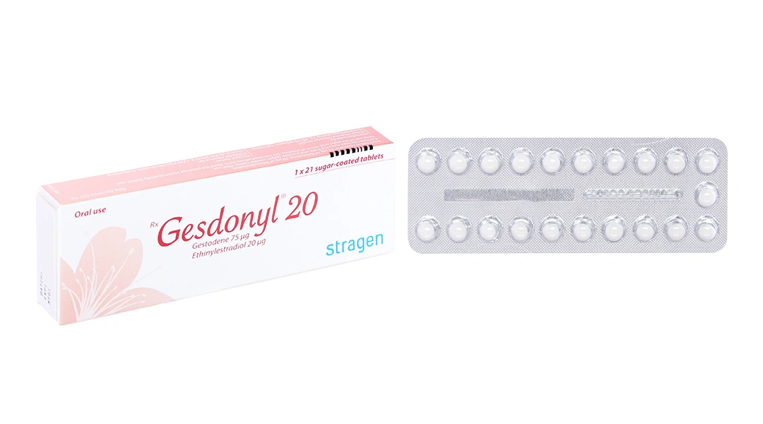 Gesdonyl 20 thuốc tránh thai hằng ngày (1 vỉ x 21 viên) - 