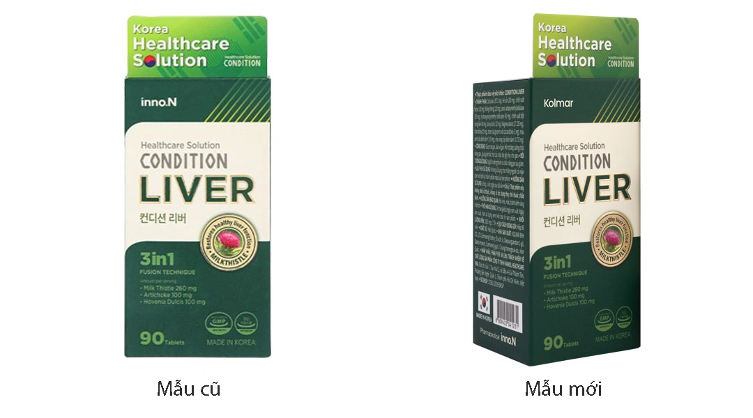 Thực phẩm bảo vệ sức khoẻ: Condition Liver - 