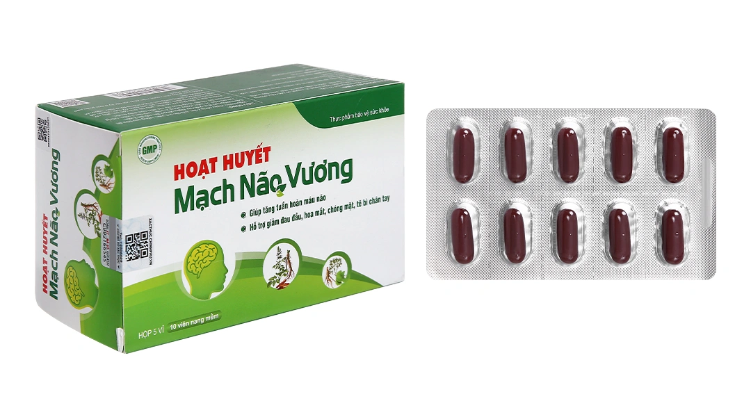 Thực phẩm bảo vệ sức khoẻ: Hoạt Huyết Mạch Não Vương - 