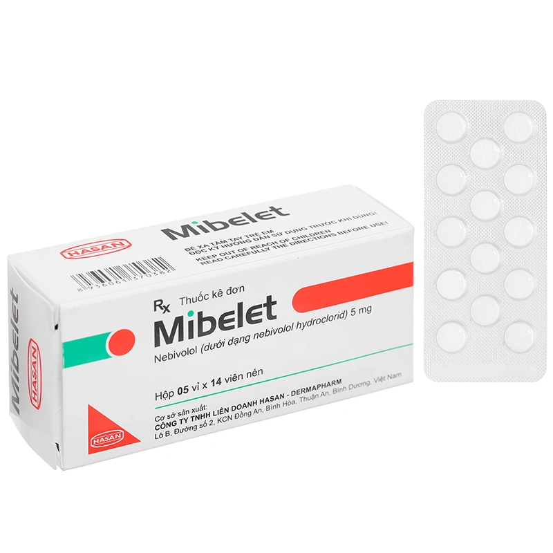Mibelet 5mg điều trị tăng huyết áp vô căn, suy tim (3 vỉ x 14 viên) - 7