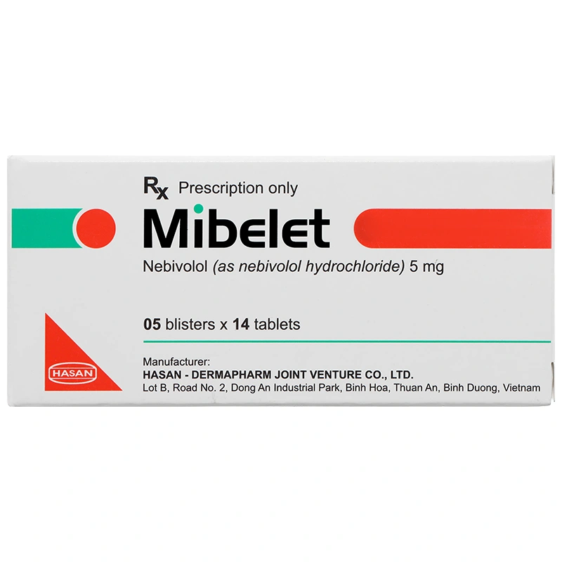 Mibelet 5mg điều trị tăng huyết áp vô căn, suy tim (3 vỉ x 14 viên) - 8