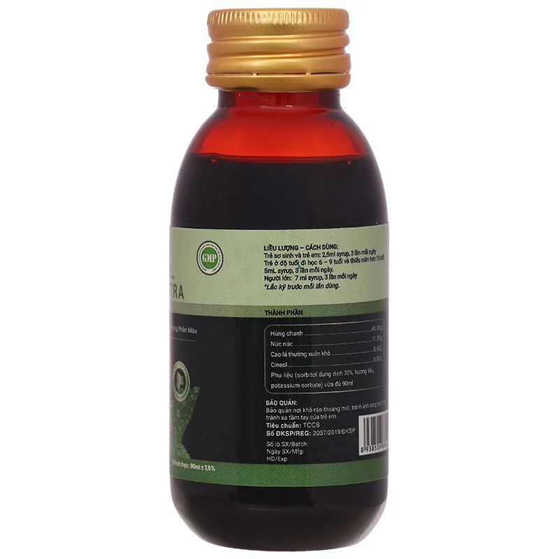 Ivy Extra hỗ trợ giảm ho, long đờm chai 90ml - 12