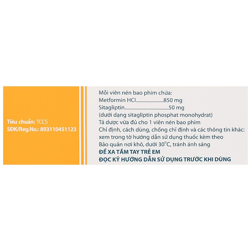 Sitomet BD 50/850 điều trị đái tháo đường tuýp 2 - 16