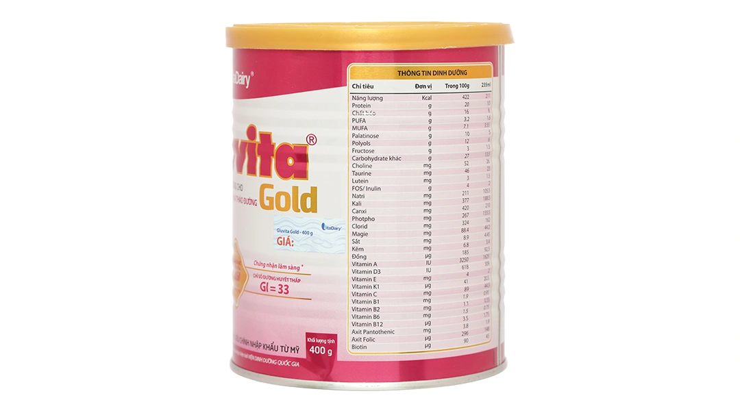 Thực phẩm dùng cho chế độ ăn đặc biệt Gluvita Gold - 16