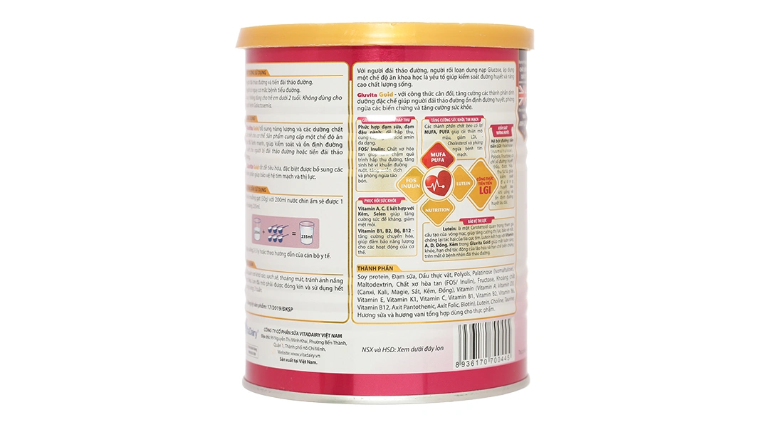Thực phẩm dùng cho chế độ ăn đặc biệt Gluvita Gold - 18