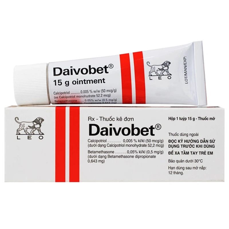 Thuốc mỡ Daivobet trị tại chỗ bước đầu bệnh vảy nến mạng mãn tính tuýp 15g - 1