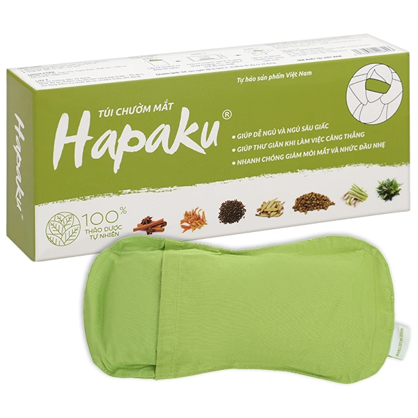 Túi chườm nóng thảo dược Hapaku cho mắt