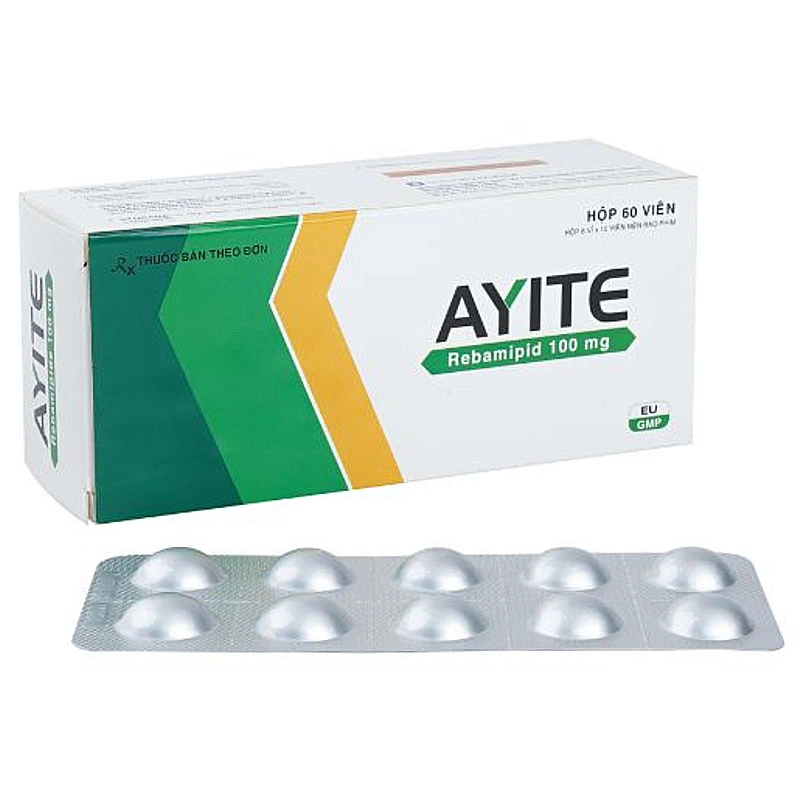 Ayite 100mg điều trị loét dạ dày, viêm dạ dày cấp và mạn tính (6 vỉ x 10 viên) - 