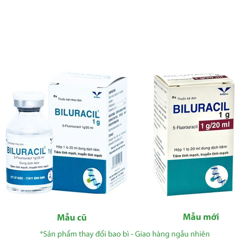 Dung dịch tiêm Biluracil 1g/20ml điều trị carcinom vú, dạ dày, đại tràng chai 20ml - 
