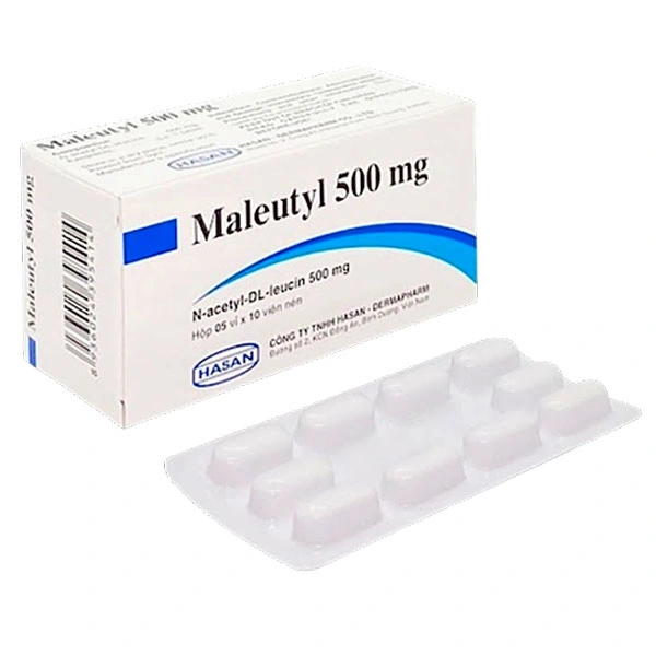 Maleutyl 500mg điều trị các triệu chứng chóng mặt