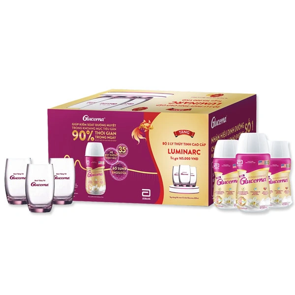 Sữa bột pha sẵn Glucerna hương vani cho người tiểu đường