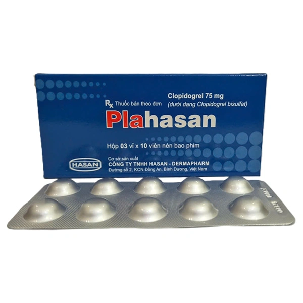 Plahasan 75mg dự phòng biến cố huyết khối động mạch
