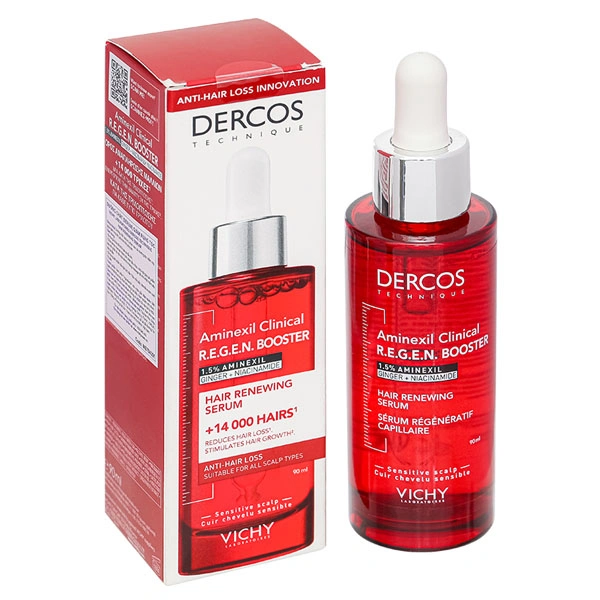 Serum dưỡng tóc Vichy Dercos Technique giảm gãy rụng, kích thích mọc tóc