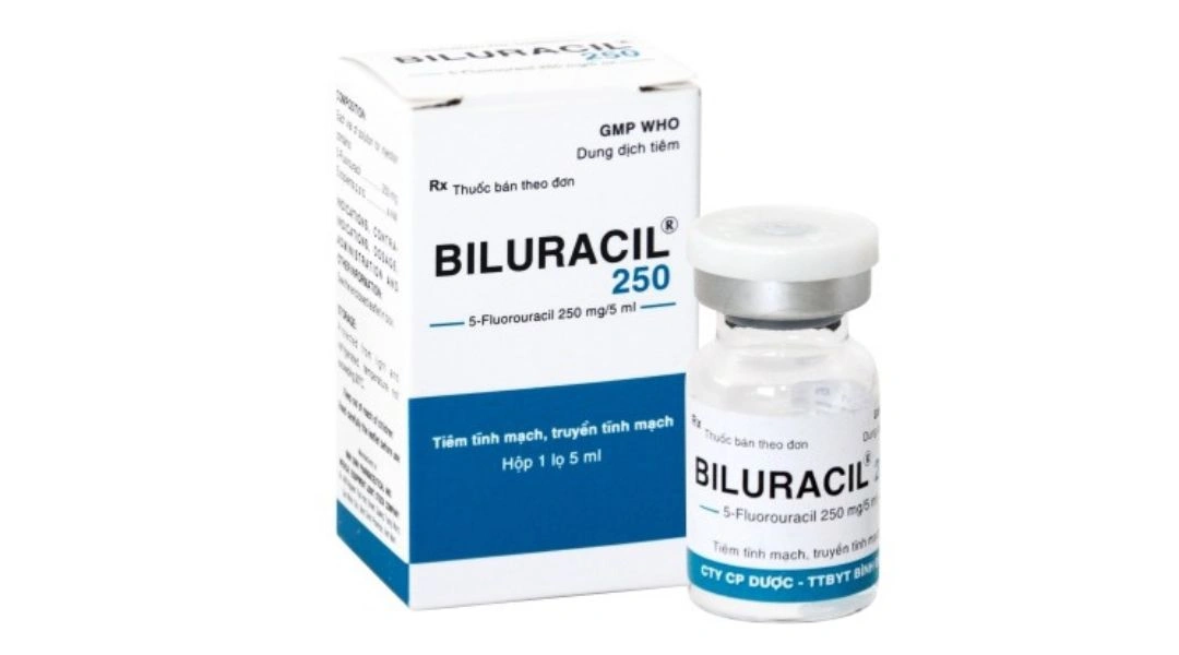 Dung dịch tiêm Biluracil 250mg/5ml chỉ định điều trị carcinom vú, dạ dày chai 5ml - 3