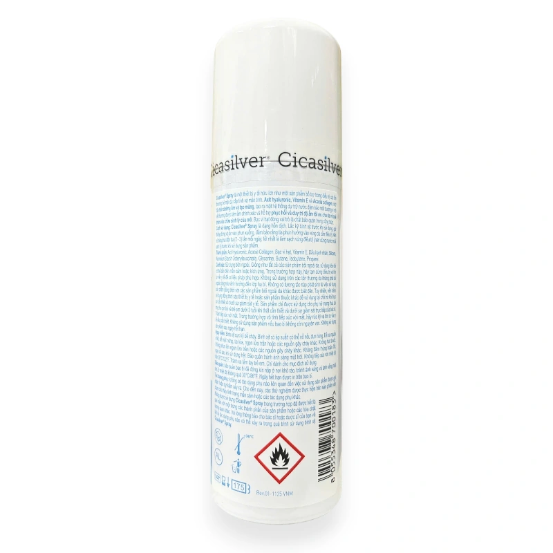 Xịt vết thương Cicasilver Spray hỗ trợ phục hồi và thúc đẩy lành vết thương chai 125ml - 3