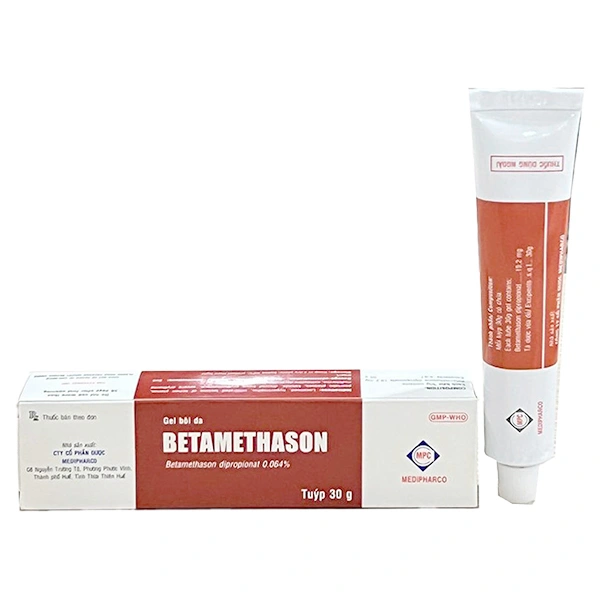Gel bôi da Betamethason điều trị viêm da, vẩy nến