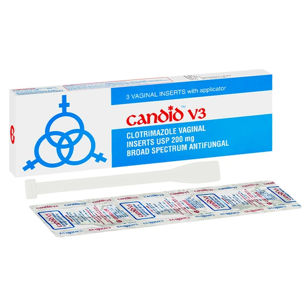 Viên đặt âm đạo Candid V3 điều trị bệnh nhiễm Candida