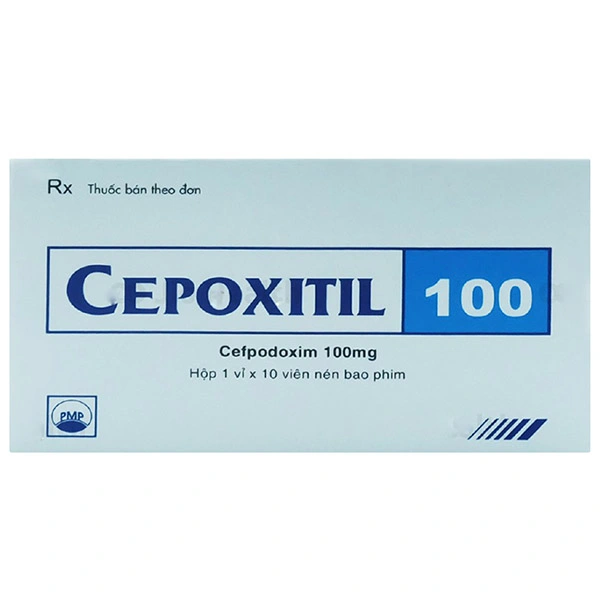 Cepoxitil 100 điều trị nhiễm khuẩn hô hấp và tiết niệu