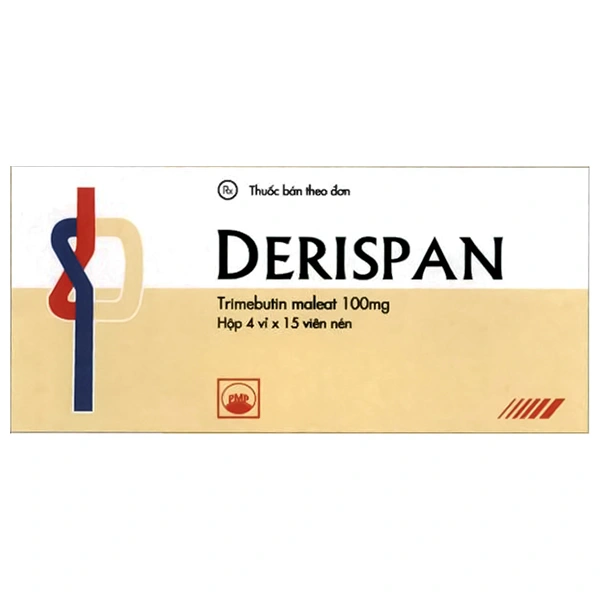 Derispan 100mg trị triệu chứng đau do rối loạn chức năng đường tiêu hóa