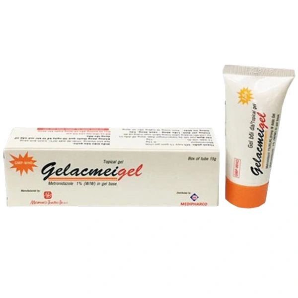 Gel bôi da Gelacmeigel 1% điều trị mụn mủ viêm, nhiễm khuẩn ngoài da