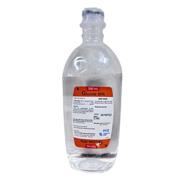 Dung dịch tiêm truyền Glucose 30%  Fresenius Kabi điều trị hạ đường huyết và mất nước