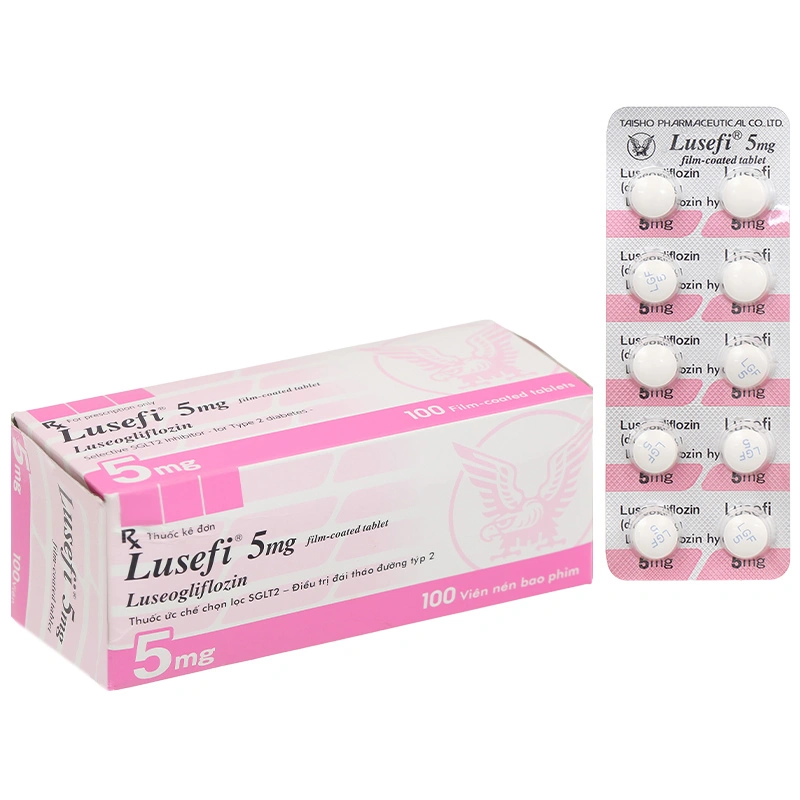 Lusefi 5mg trị đái tháo đường tuýp 2 (10 vỉ x 10 viên) 07/2026 ...