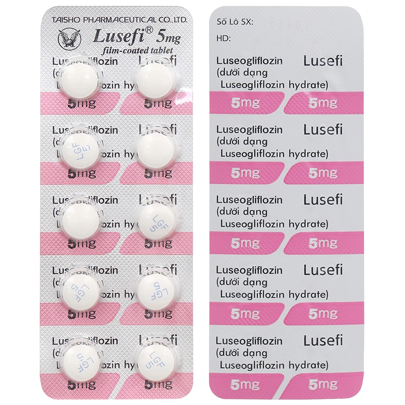 Lusefi 5mg trị đái tháo đường tuýp 2 (10 vỉ x 10 viên) 07/2026 ...