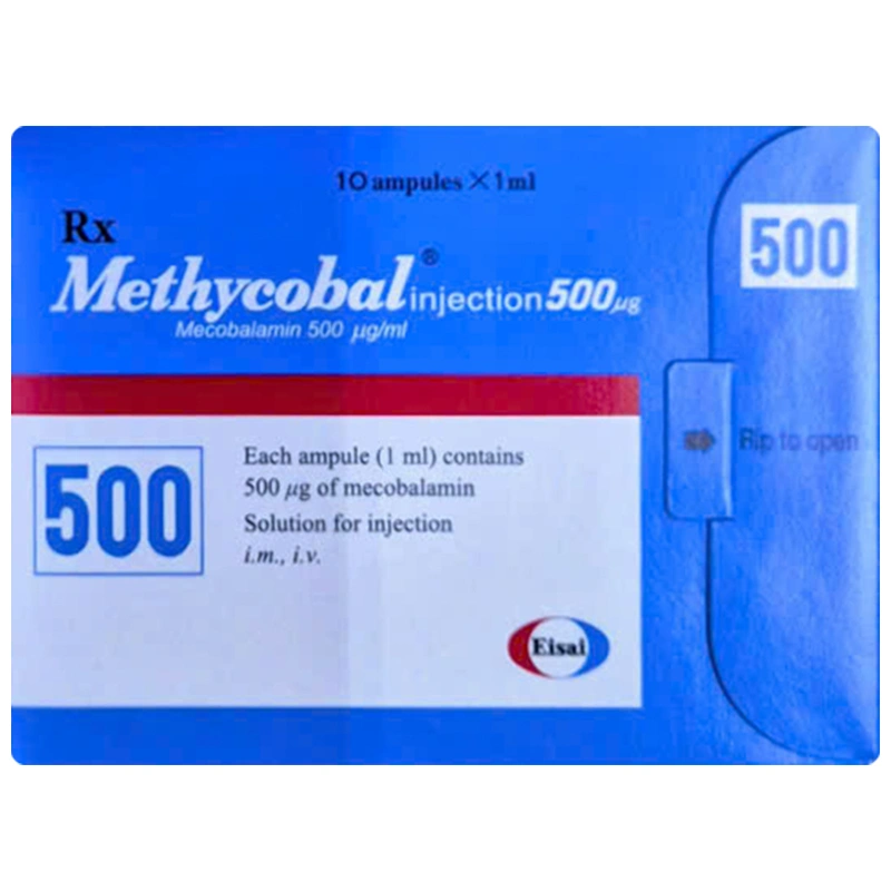 Methycobal Injection 500 µg trị bệnh lý thần kinh ngoại biên và thiếu ...