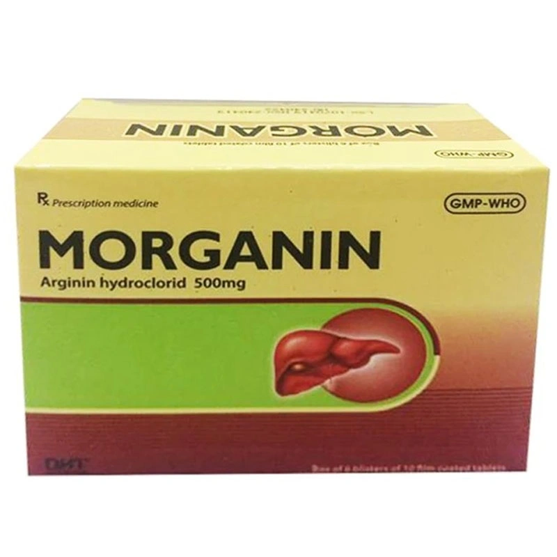 Morganin điều trị duy trì tăng ammoniac máu (6 vỉ x 10 viên) - 
