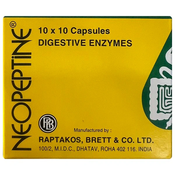Neopeptine điều trị đầy hơi khó tiêu do rối loạn men