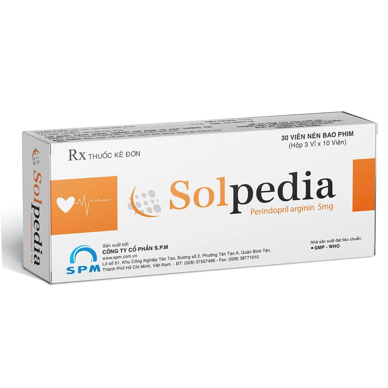 Solpedia 5mg kháng viêm và ức chế miễn dịch (3 vỉ x 10 viên) - 