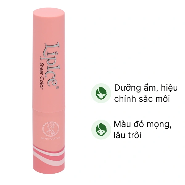 Son dưỡng môi Lipice Sheer Color Red dưỡng môi và hiệu chỉnh sắc môi