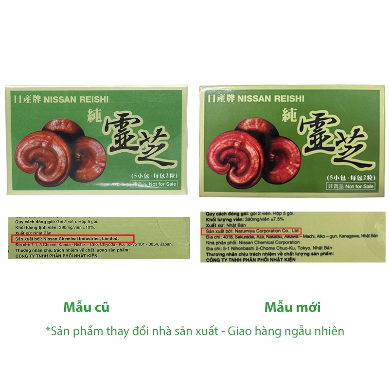 Thuần Linh Chi Nissan hộp 10 viên - 