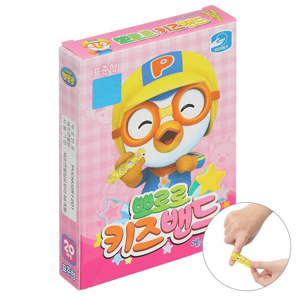 Băng keo cá nhân in hình Pororo Kids Band (72 x18mm)