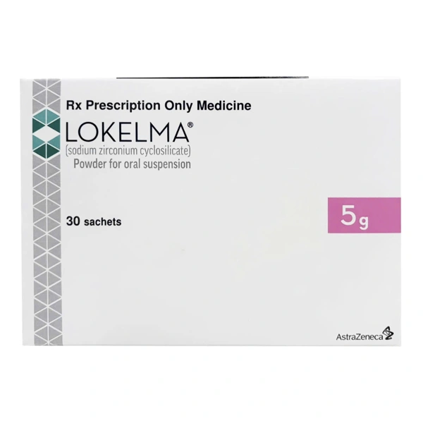 Bột pha hỗn dịch uống Lokelma điều trị tăng kali máu