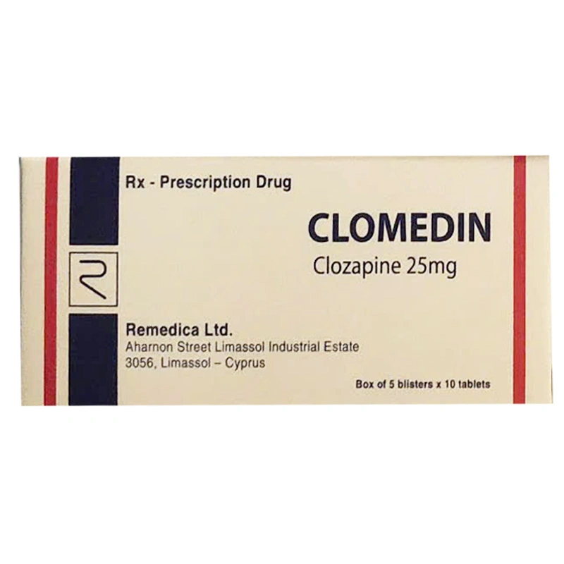 Clomedin Tablets 25mg điều trị tâm thần phân liệt (5 vỉ x 10 viên) - 