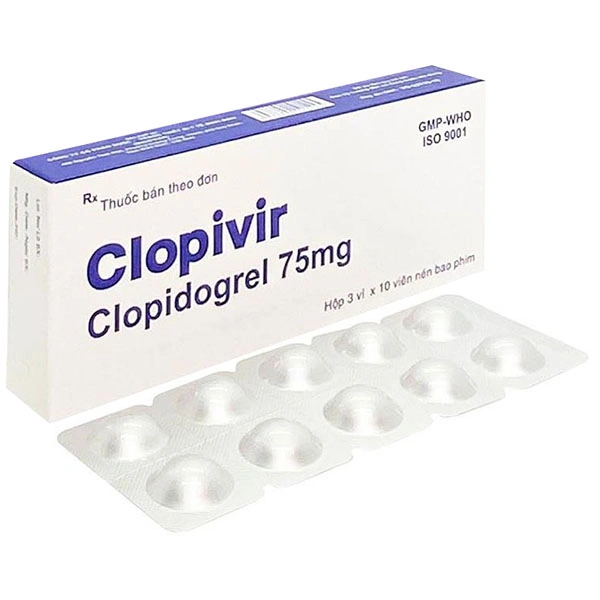 Clopivir làm giảm hay dự phòng các biến cố huyết khối do xơ vữa