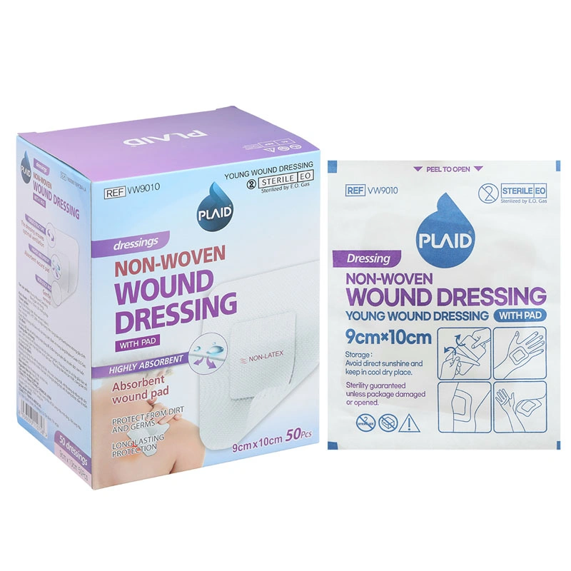 Gạc dán vô trùng Pkaid Vw9010 (9 x 10cm) hộp 50 miếng - 