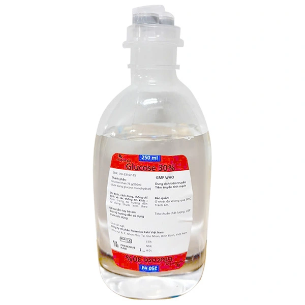 Dung dịch tiêm truyền Glucose 30% Fresenius Kabi cung cấp năng lượng