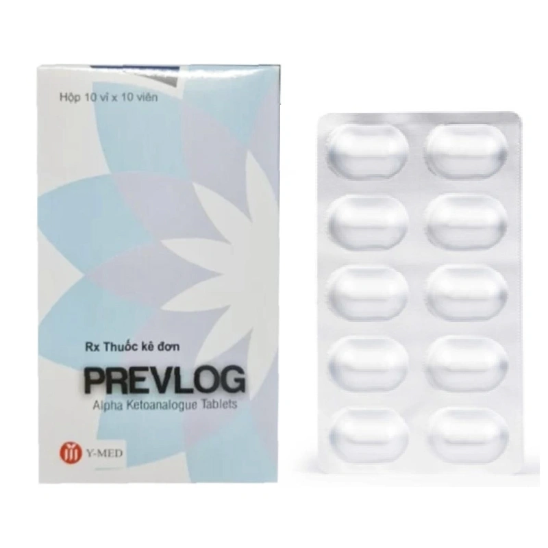 Prevlog phòng và điều trị trong bệnh suy thận mạn tính (10 vỉ x 10 viên) - 